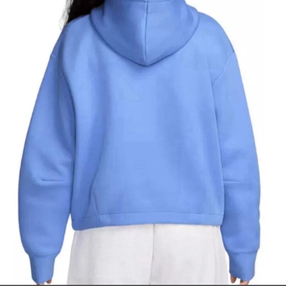 NWT Nike Women's Sportswear Tech Fleece Oversized Hoodie Royal Pulse- X-Small XS - Picture 2 of 4